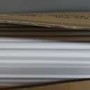 Upick Wainscoting Panels Beadboard, Paintable PS Wall Paneling for Accent Wall 59" x 40", White