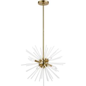 Livex Lighting, 48824-01, Uptown, Pendant Chandelier, Antique Brass