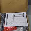 Dipion Extra Tall Plant Stand Indoor,40 Inch Plant Stands,2 Tier Metal Plant Stand with Heavy Duty Wood,Marble White and Black