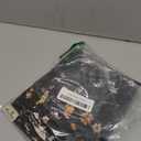 Canvas Tote Bag for Women  Aesthetic Canvas Bag with Zipper Cute Stylish Reusable Shoulder Totes for Shopping Work Daily Vacation, Black Grow Flower