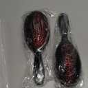 Geiserailie Hair Brushes, 2 Pieces Boar Bristle Hair Brushes with Nylon Quill, Natural Bristles Hair Extensions for Women, Men and Kids, Promotes Smooth and Healthy Hair Growth