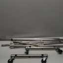 Simple Houseware Supreme Commercial Grade Clothing Garment Rack, Holds Up to 250 lbs, 50 to 75 Inches Extendable Rod, Chrome