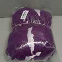 2 Pack Chunky Yarn for Hand Knitting - Chunky Chenille Blanket Yarn for Crocheting and Crochet with Jumbo Fluffy Super Bulky 25 yds 7.7 oz Each Skein (Violet)