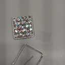 for Samsung Galaxy Z Flip 7 Case for Women Girls Bling Diamond Design,Flip 7 Phone Case Cute Glitter Girly Handmade Rhinestone Soft Crystal TPU Bumper Cover for Samsung Z Flip 7 White