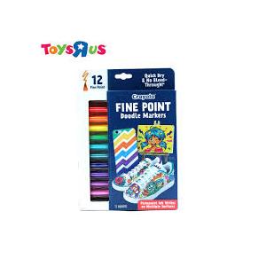 Crayola® Fine Point Doodle Markers (12Counts) & Marvel Spidey Amazing Friends Magic Draw Doodle Tablet SPIDER-MAN & 
Hotwheels 54886