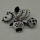 Baby Spiral Hanging Stroller and Car Seat Toys Black and White High Contrast Sensory Toy Newborn Plush Activity Toys Party Favors Quality Gifts for Baby Shower, Easter Basket Stuffers -OWL
