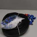 Tondiamo 250 ft 5/8 Inch Drip Tape Irrigation Tubing Kit 16 Mil 6" Spacing Hose Garden Landscape Irrigation System Automatic Equipment for Farms