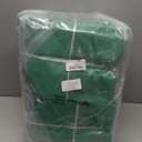 Windyun 200 Pcs Reusable Gift Bag Bulk 8 x 6 x 8 Inch Non Woven Shopping Bag with Handle Reusable Grocery Tote for Christmas Party (Forest Green)