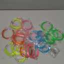 Mikulala 24Pcs Glow in the Dark Party Supplies for Kids/Adults, Flashing Light up Toys LED Bracelets Halloween Glow Sticks, Mardi Gras Party Favors Carnival Birthday Concert Gifts Accessory