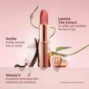 Charlotte Tilbury Matte Revolution Lipstick - Long Lasting, Matte Lipstick with Buildable Color & Lip-Loving Ingredients - Creamy, Easy to Blend Formula (Mark Of A Kiss - muted red)