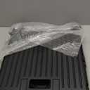 Folding Utility Cart Portable Rolling Crate Handcart Shopping Trolley Collapsible Tool Box, with Lid, Basket on 4 Rotate Wheels, for Grocery, Office, Luggage, Teacher (Black)