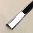 Stainless Steel Corner Protector for Walls/Desk/Showerm, Peel and Stick Corner Bumper Guards - Large Corner Trim,  44  Inches Long (Color : Color 2, Size :  44"