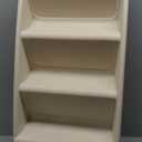 PetSafe CozyUp Folding Dog Stairs, Portable Indoor/Outdoor Pet Steps for Bed, Couch & Car, Tan, 20 Inch