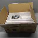 Pipishell 3 Tier Rolling Cart Organizer, Plastic Rolling Cart with Lockable Wheels & Reinforced Handle, Lightweight Utility Cart Storage Cart for Nursery, Kitchen, Bathroom, Craft Room, White, PIUC14W