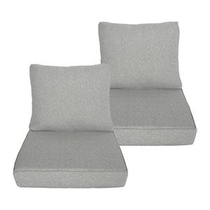 Patio Chair Cushions Set of 2 - Outdoor U-Shaped Replacement Seat