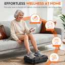 Vibration Plate Exercise Machine, Vibrating Plate for Lymphatic Drainage, 400 Lbs Capacity 250 Speed Levels Whole Body Fat Burner Weight Loss Shake Board, Vibrate Platform Machine