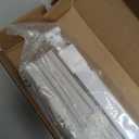 Cordless Light Filtering Mini Blind - 36 Inch Width, 64 Inch Length, 1" Slat Size - Pearl White - Cordless GII Morningstar Horizontal Windows Blinds for Interior by Achim Home Decor