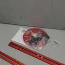 New 4 in 1 Router Milling Groove Bracket, Aluminum Alloy Router Circle Cutting Jig, Multifunctional Router Guide Cutting Large Circles From 10" to 58", Adjustable Woodworking Tool (Rose Red)