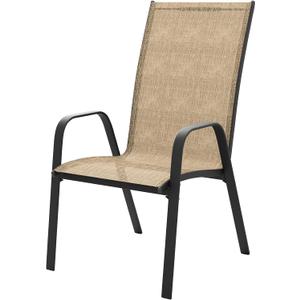 JEAREY Dining Chairs Set of 4, Outdoor Dining Furniture Set, All Weather Dining Set for Lawn, Garden, Backyard, Beige