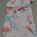 Hawaiian Dog Shirt – Lightweight and Breathable Summer T-Shirt with Tropical Prints, Fun Beach Outfit for Small, Medium, and Large Dogs, Perfect for Hot Days and Outdoor Vacation.Flamingo M