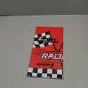 Childom 3Pcs Racing Car Plastic Tablecloth, Race Birthday Party Decorations, 54'' x 108'' Checkered Table Cloth Decor, Favors Rectangular Tablecloth for Boys Baby Shower Home