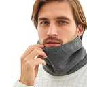 Onvavient Winter Neck Warmer Gaiter for Men, Neck Scarf Neck Gaiter Women Ski, Fleece Windproof Face Mask Scarves