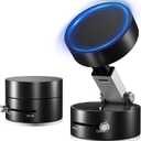 Metal Phone Stand for Desk, Universal Phone Holder with 360° Rotating Arm Foldable Retractable Stand Compatible with Magnetic and Android Phones, Office Accessories (A2)