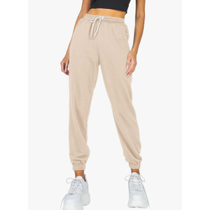 Women's Cinch Bottom Sweatpants Athletic Joggers Lounge Pants with Pockets, Small, Apricot  Women's Cinch Bottom Sweatpants Athletic Joggers Lounge Pants with Pockets, Small, Apricot