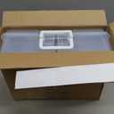 novelinks Transparent 4" x 6" Photo Organizers and Photo Storage Box with Handle, 16 Inner Photo Cases, Portable Picture Organizers & Photo Storage Containers (Clear)