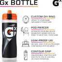 Gatorade Gx Plastic Squeeze Bottle, White, 30oz