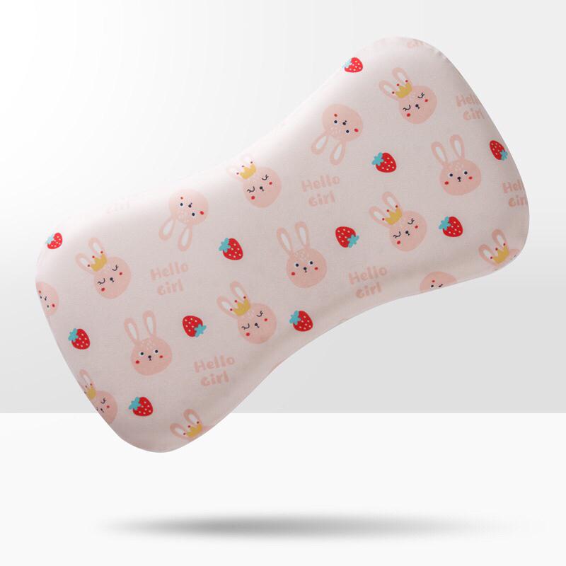 Soft Toddler Pillow for Sleeping – Breathable Small Pillow (20'' x 11.2'') with Removable Cover – Ideal for Travel & Nursery, Cuddly Bear Design – Perfect for Ages 2-4 Years