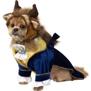 Disney's Beauty & The Beast: Beast Pet Costume for For Dogs or Cats by Rubies, Large (Large (Pack of 1))