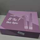 JAMIEWIN 8 in 1 Hair Dryer Brush Set, Detachable Hot Air Wrap Hair Styler with 110,000 RPM High-Speed, Fast Drying - NO Heat Damage Blow Dryer Brush for Curling, Volumizing, and Straightening