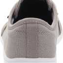 WHITIN Women's Canvas Barefoot Shoes | Wide Width Minimalist Sneakers | Classic Fit Low Top (Gray)