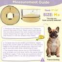 Soft Inflatable Dog Cone for Surgery Recovery, Protective Dog Donut Collar with Shield to Stop Licking Wounds, 2-in-1 Patented Comfort Blow-Up Collar for  Medium Pets (Khaki, M+)