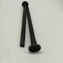 Black Shower Curtain Rod 31 to 43 Inch,1 Inch Diameter Adjustable Spring Tension Stainless Steel Shower Rod, Easy Install, No Rust