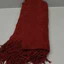 PAVILIA Maroon Red Knit Throw Blanket for Couch Bed, Soft Knitted Farmhouse Sofa Throw for Living Room, Lightweight Decorative Fall Throw Blanket for Chair, Outdoor Textured Boho Blanket, 50x60