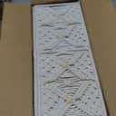 2PCS Cable Management Boxes Handmade Macrame Cord Storage Organizer Power Strips Outlet Router TV Wire Hider Cover Under Desk Natural Cotton Rope Woven Box with Lid (1 Large 1 Medium)