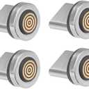 Milisten 8pcs Charging Cable - USB C to Magnetic Adapter, Magnetic USB Cable Adapter Tip, Cell Phone to Rotate Data Line, Metal (As Shown 1x2pcs)