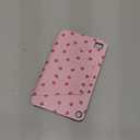 ACWDMKH Case for Kindle Fire 7 Tablet Case 7 Inch (9th/7th/5th Generation,2019/2017/2015 Release),360 Degree Rotating Swivel PU Leather Stand Folio Cover with Auto Wake/Sleep,Pink Strawberry