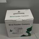 Bird Feeder with Camera, Solar Powered Outdoor Birdhouse, 2K HD AI Smart Identify Birds Species, Instant Motion Detection & Alerts, Capture BirdVideo, Gifts for Mom Dad and Bird-Lovers(Green)