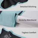 TIICHOO Period Underwear for Women Heavy Flow Soft Menstrual Panties Teens Ladies Leakproof Incontinence 5 Pack. L Size