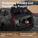 Retractable Cargo Cover for Honda CRV 2023-2025 2026 - Carbon Fiber Texture Trunk Cover, Car Accessories, Anti-Peeping Luggage Privacy Shield for CR-V 2023 2024 2025 2026 Cargo Cover