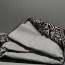 LIVEBOX Washable 5x7 Area Rugs for Living Room Vintage Floral, Non Slip Black Botanical Birds Nature Rugs for Bedroom, Large Soft Low Pile Carpet for Dining Room Decor (Black,5'x7') 