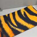 Tiger Stripe Indoor Doormat, Non-Woven Fabrics Non Slip Floor Mat 17x29.5 in Area Rug Quick Absorbent Entrance Rug Front Door Mat, Welcome Mats Entryway Rug Doormats for Kitchen Home Patio Bedroom