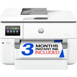 HP OfficeJet Pro 9730 Wide-Format Wireless All-in-One Color Inkjet Printer, Print, scan, Copy, fax, up to 11x17 ADF, Duplex Print/scan, Best-for-Office, 3 Month Trial of Instant Ink Included(C2WH0A)