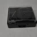 Vinyl Record Player with Speakers Vintage Turntable for Vinyls Records Belt-Driven Turn Table Support 3-Speed, Wireless Playback, Headphone, AUX-in, RCA Line LP Phonograph for Sound Enjoyment Black