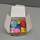 Bath Toys, 8 Pcs Light Up Floating Rubber Animal Toys Set, Flashing Color Changing Light in Water, Baby Infants Kids Toddler Child Preschool Bathtub Bathroom Shower Games Swimming Pool Party