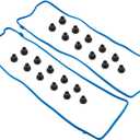 Engine Valve Cover Gasket - Compatible for Lincoln Town 4.6L 1991-2002 for Ford F-150 4.6L 1997-2001 for Ford Crown Victoria 4.6L 1992-2002 - Replace Part VS50377R - Set of 2