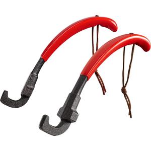 2-Pack Cast Iron Grill Grate Lifter Tool, Cooking Grid Lifter - Universal Grill Lifter Gripper for Most Charcoal Grills and Gas Grills, Easily Moves and Lifts Cast Iron & Stainless Grates